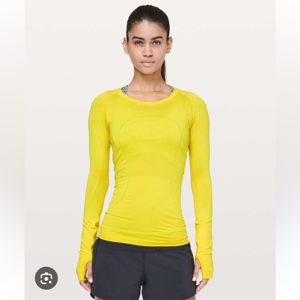 Lululemon Swiftly Tech Long Sleeve Crew Seawheeze 2018